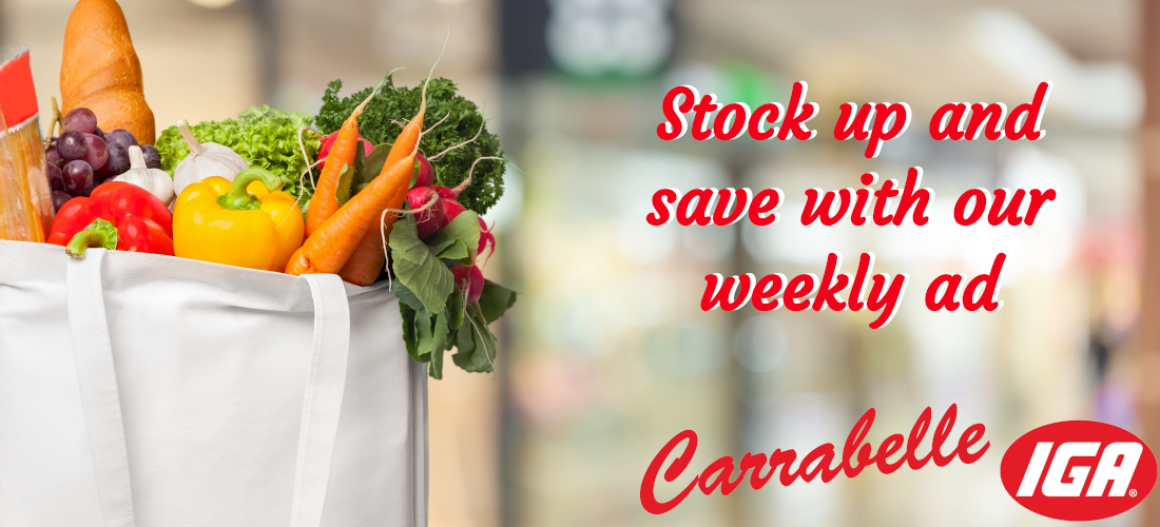 Stock up and save with our weekly ad!